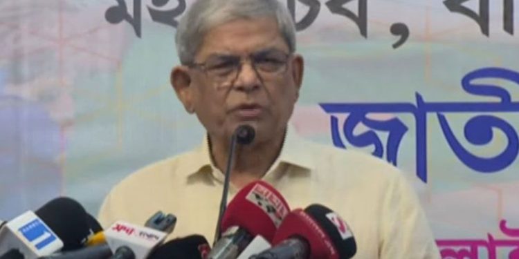 বিএনপি ক্ষমতার যাওয়ার জন্য অস্থির নয়: মির্জা ফখরুল