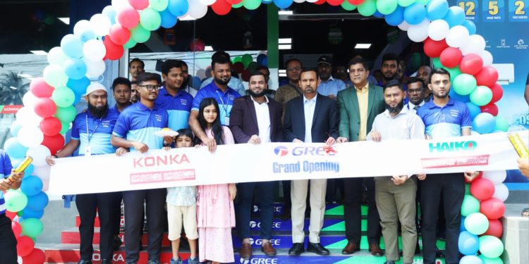 কনকা, গ্রী ও হাইকো ব্র্যান্ড ইলেক্ট্রনিক্স পণ্যের যশোর সেলস ও ডিসপ্লে সেন্টারের শুভ উদ্বোধন।