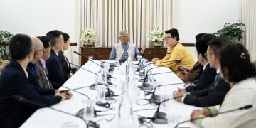 প্রধান উপদেষ্টার সঙ্গে চীন-বাংলাদেশ অংশীদারত্ব ফোরাম প্রতিনিধিদলের বৈঠক