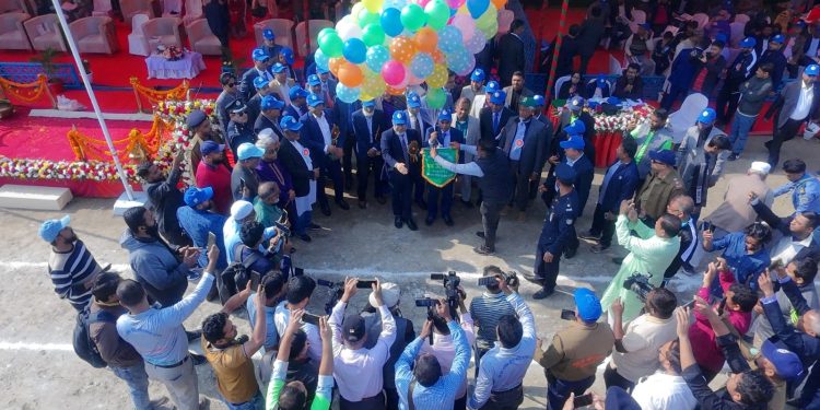 রেলওয়ের বার্ষিক ক্রীড়া প্রতিযোগিতা উদ্বোধন