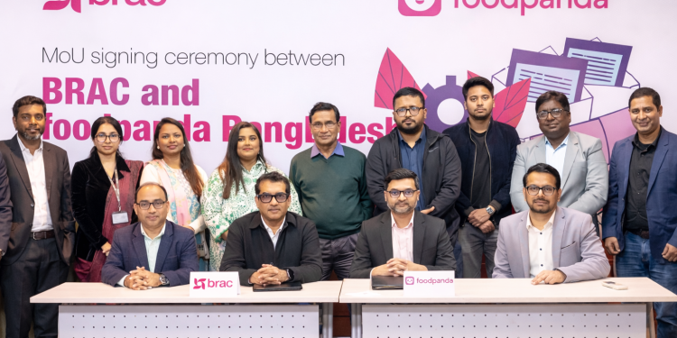 ফুডপ্যান্ডার রাইডারদের জামানতবিহীন ক্ষুদ্রঋণ সুবিধা দেবে ব্র্যাক মাইক্রোফাইন্যান্স