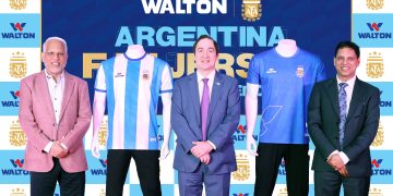 আর্জেন্টিনার ফ্যান জার্সি উন্মোচন করলো ওয়ালটন