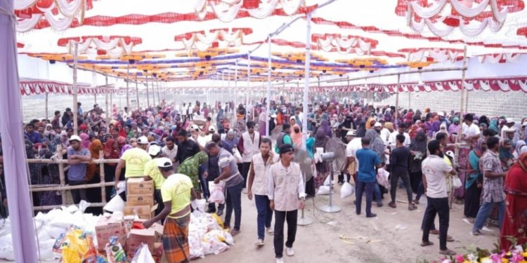 জাহেদী ফাউন্ডেশন-এর উদ্যোগে পবিত্র রমজান উপলক্ষে মাসব্যাপী খাদ্যসামগ্রী বিতরণ শুরু