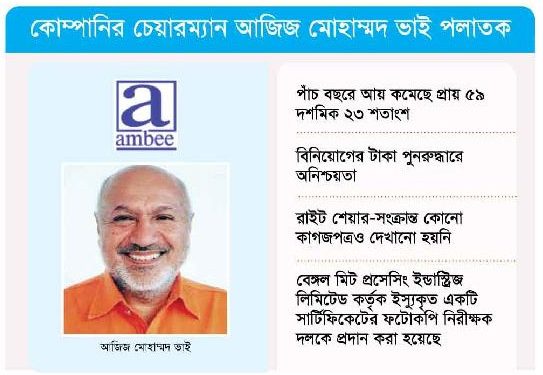 দুর্বল আর্থিক ব্যবস্থাপনায় ন্যুব্জ এমবি ফার্মা