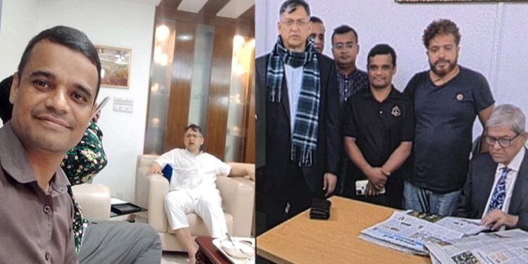 মন্ত্রীদের ছবিই যেন চাঁদাবাজির লাইসেন্স