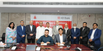 এবি ব্যাংক পিএলসি. ও আইরনম্যান কোম্পানি লিমিটেডের মধ্যে চুক্তি স্বাক্ষর