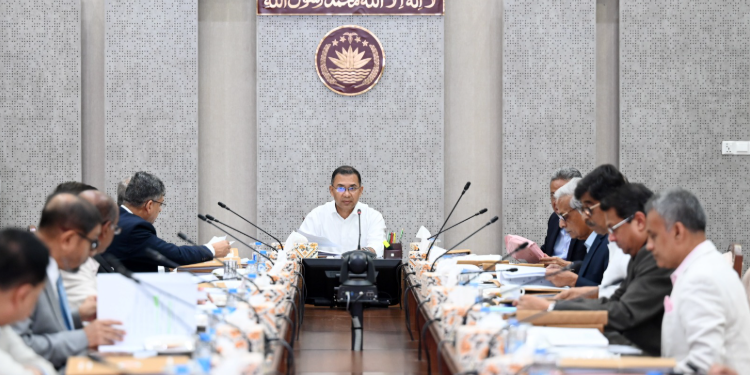 একনেক সভায় সভাপতিত্ব করছেন প্রধানমন্ত্রী তারেক রহমান