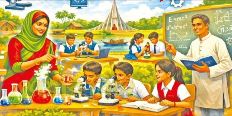 স্টেম শিক্ষায় বিজ্ঞান ও গণিত শিক্ষক সংকটের সমাধান