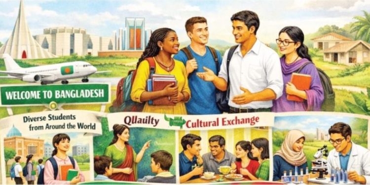 ভিনদেশি শিক্ষার্থীদের পদচারণায় মুখর হোক আমাদের ক্যাম্পাস