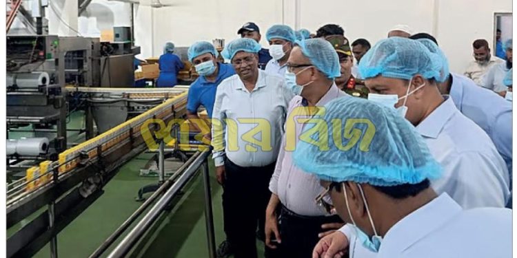 প্রাণ-আরএফএল গ্রুপের শিল্পপার্ক পরিদর্শনে বস্ত্র ও পাট প্রতিমন্ত্রী
