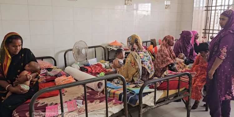 ঢাকায় তিন শিশুর মৃত্যু থামছে না হামে মৃত্যু