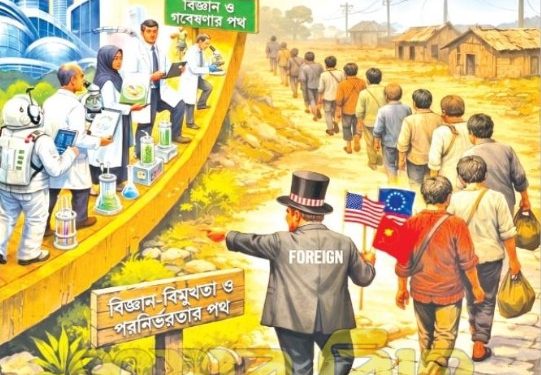 যে জাতি বিজ্ঞানে বিনিয়োগ করে না তারা কেবল অন্যকেই অনুসরণ করে