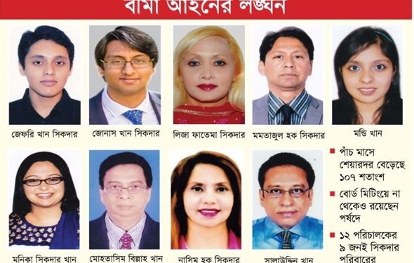 এক পরিবারের কব্জায় সিকদার ইন্স্যুরেন্স