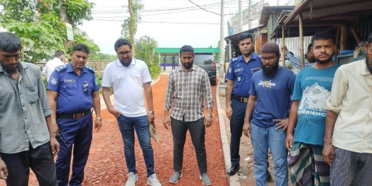 আড়াইহাজারে তিতাসের অবৈধ গ্যাস সংযোগ উচ্ছেদ অভিযান